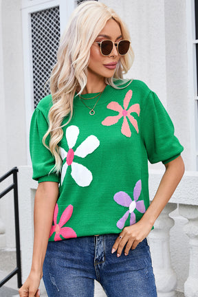 Looking That Way Floral Sweater