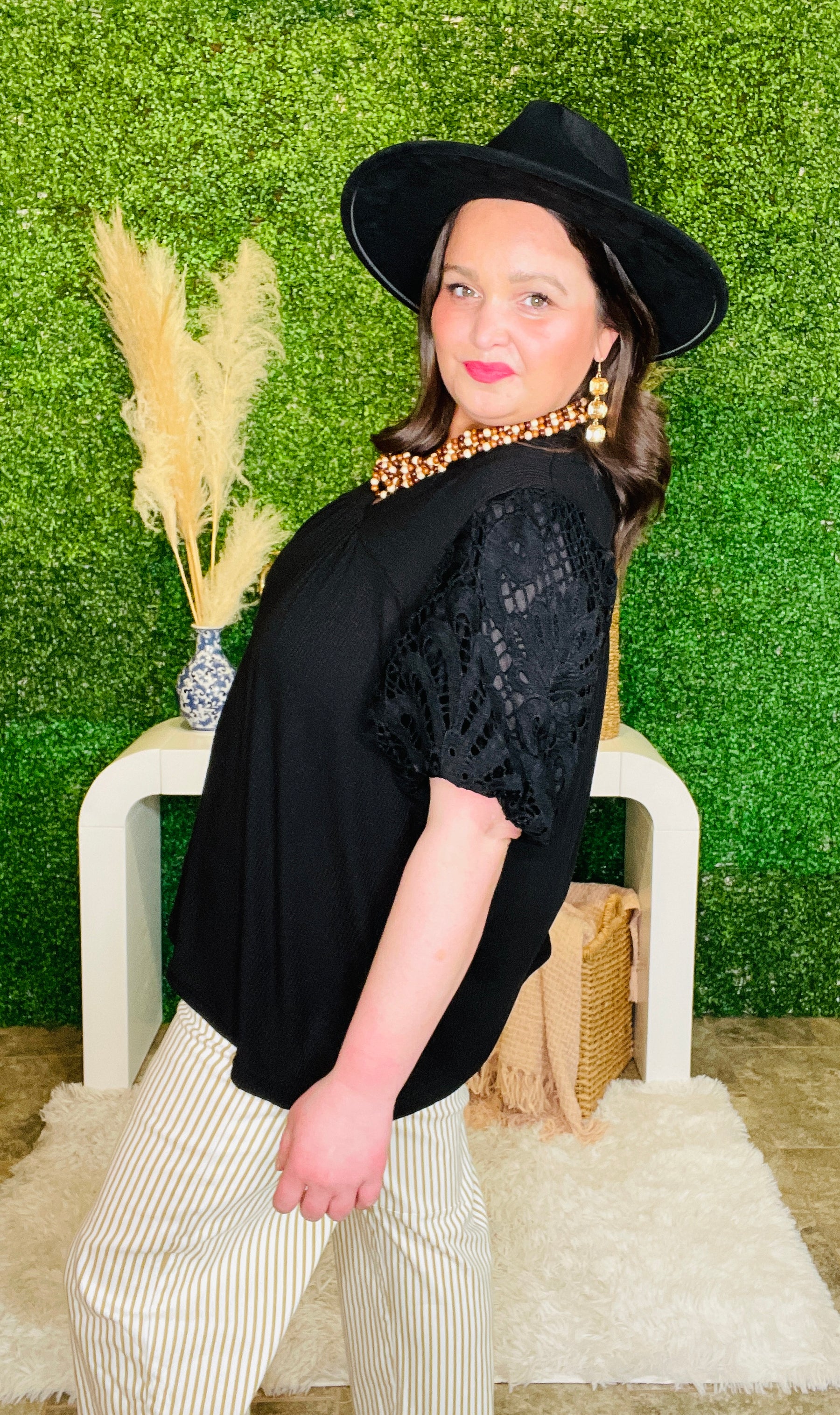 Laid Back Luxe Top - S414BK