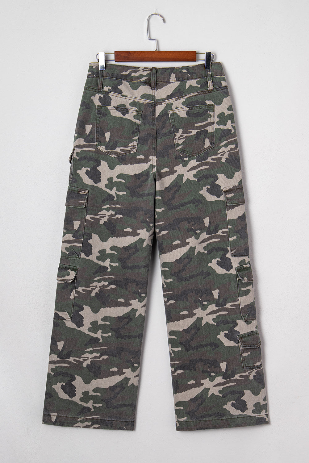 Catch Me If You Can Camo Cargo Wide Leg Pants