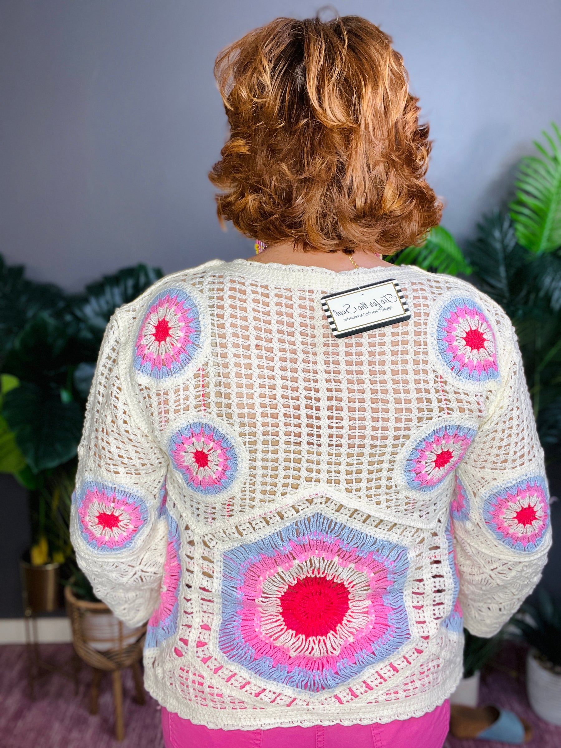 Be The Moment Crochet Top - S447PK