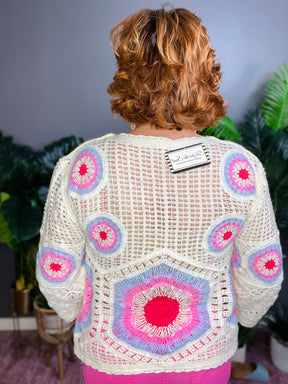 Be The Moment Crochet Top - S447PK