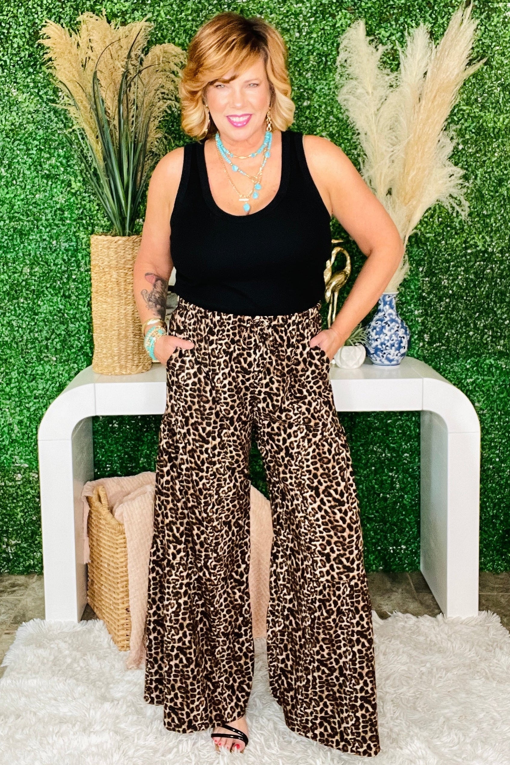 Savage But Sweet Wide Leg Pants - P050LE