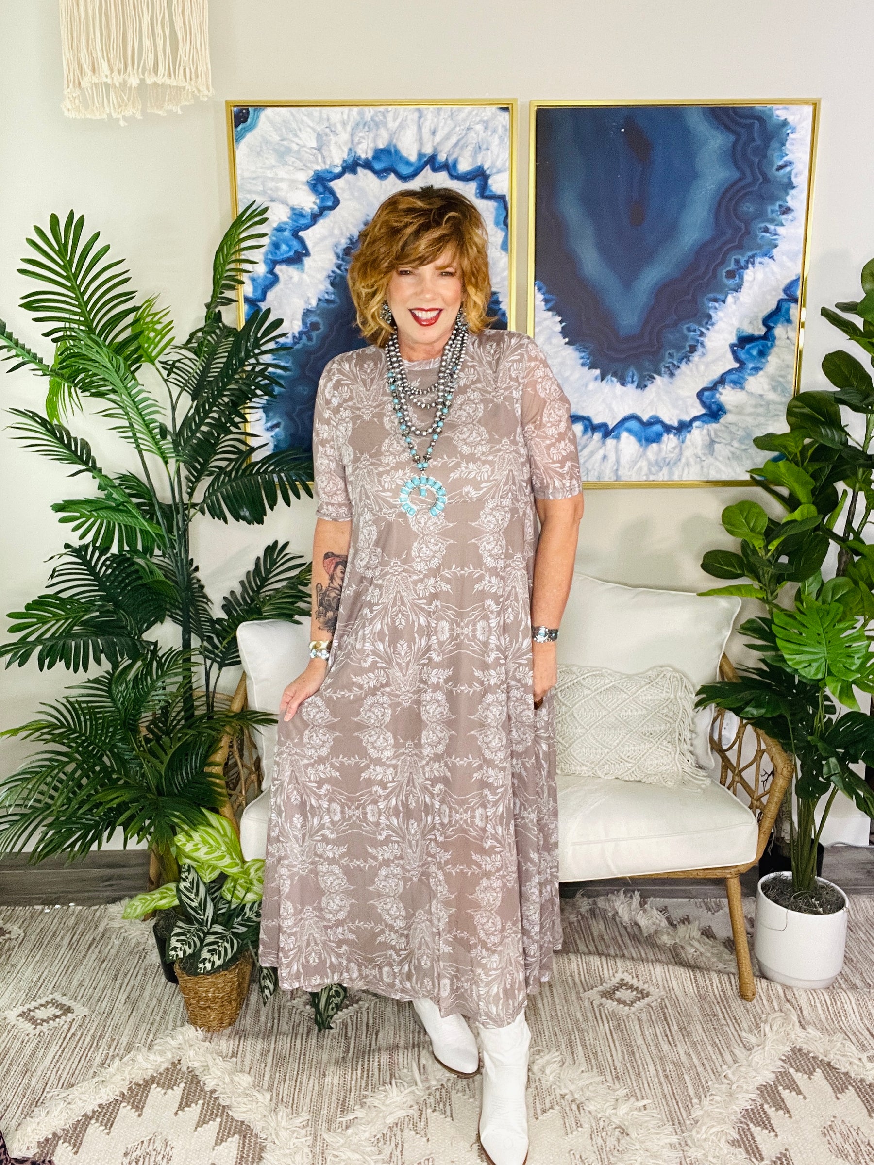 Touch Of Grace Dress - DR268GR