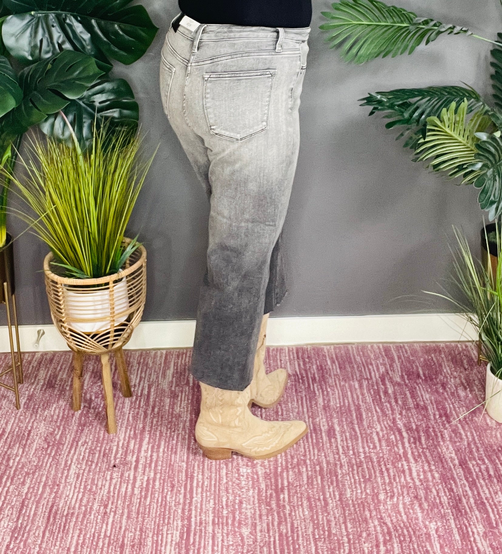 Piper Wide Leg Capri Jeans