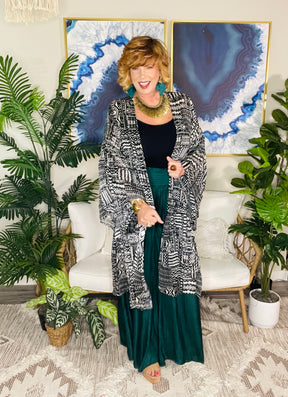 Wander This Way Kimono - OT192BK
