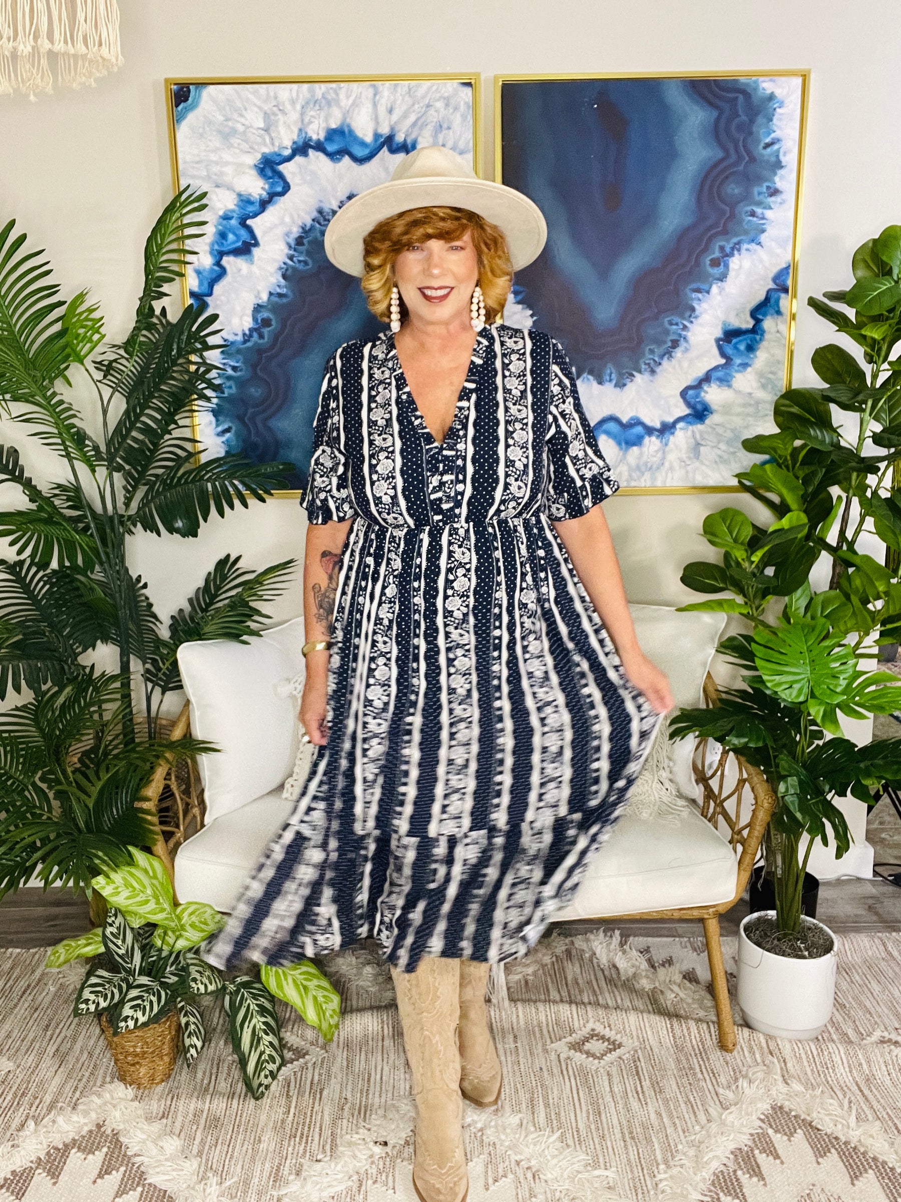 Starlit Charm Dress - DR256BK