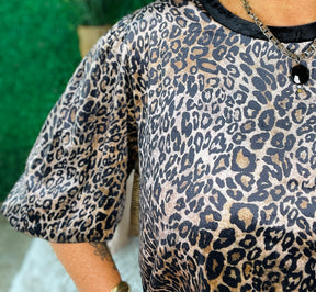 Go Wild Three-Quarter Sleeve Top