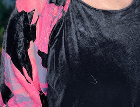 Glam Girl Mood Velvet Top - S088BK