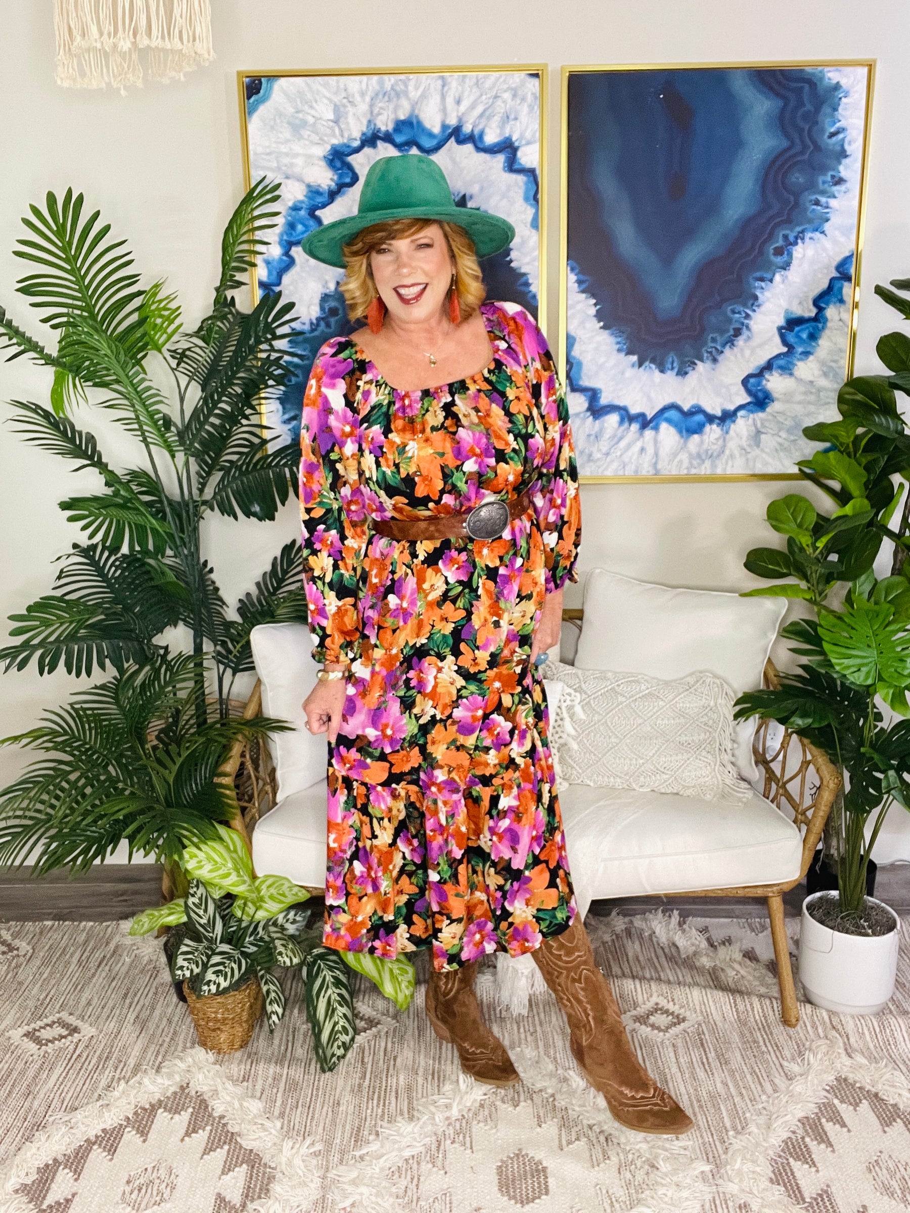 Falling For Florals Dress - DR262MU