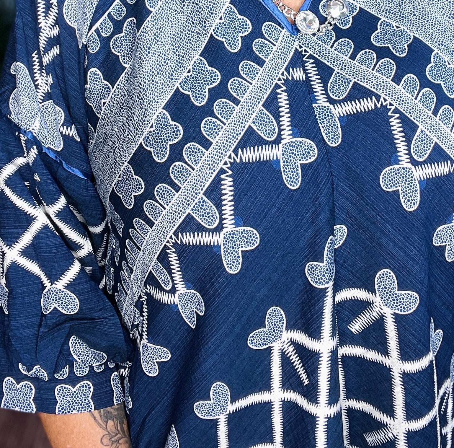 Easy Does It Navy Top - S082NV