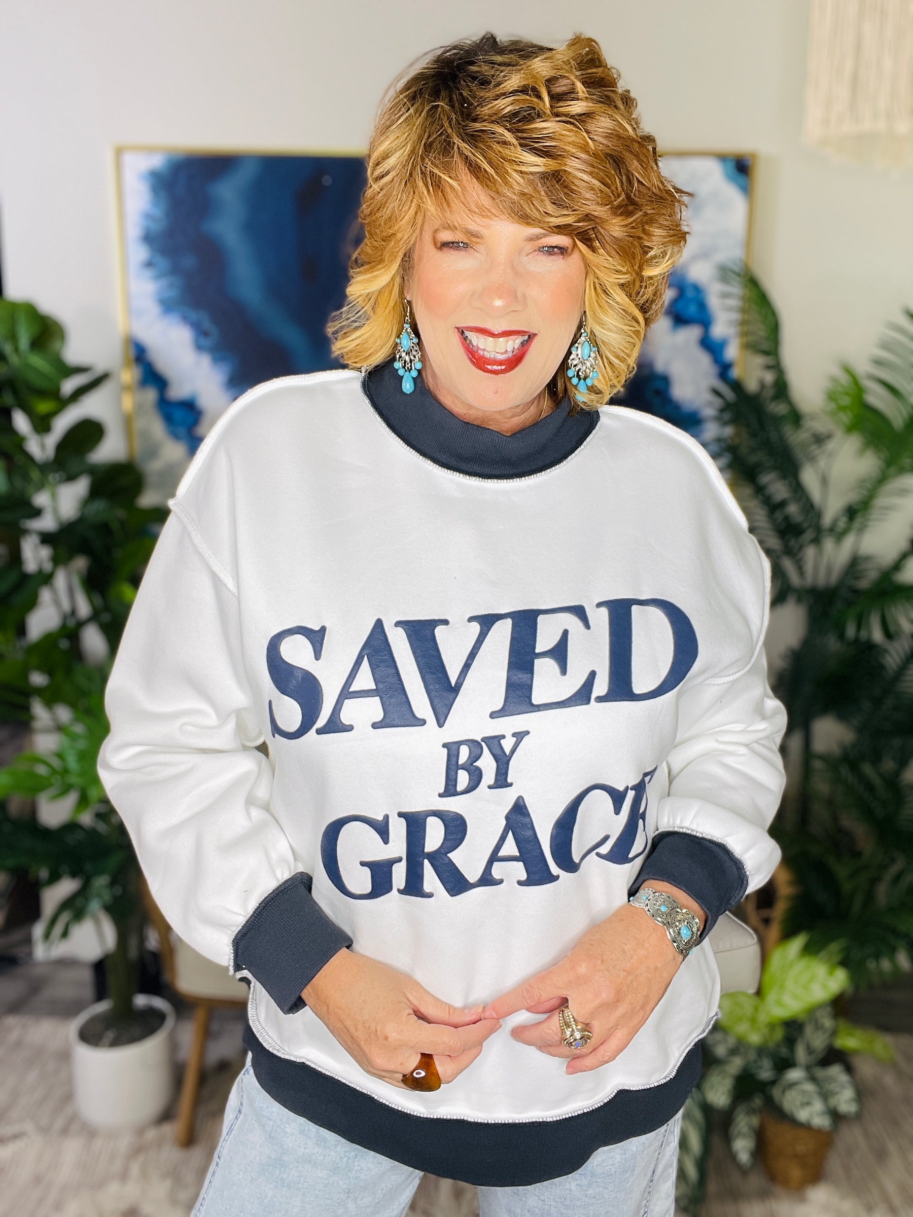 Saved By Grace Sweatshirt (2 Colors)
