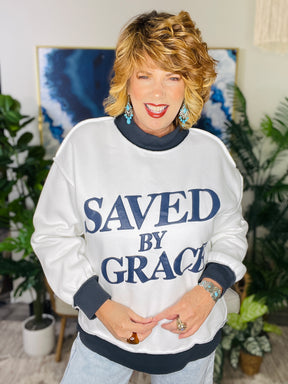 Saved By Grace Sweatshirt (2 Colors)