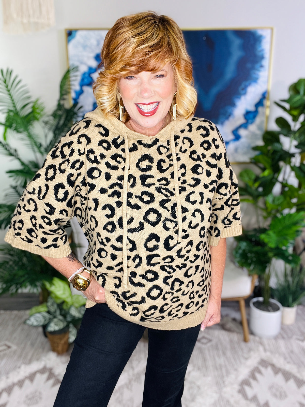 Spotted And Sassy Hooded Sweater (7 Colors)