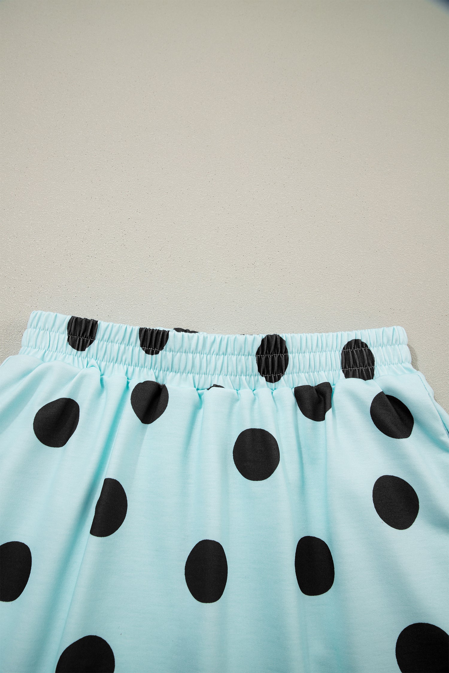 It's Spot On Sky Blue Polka Dot Top And Skort 2pc Set