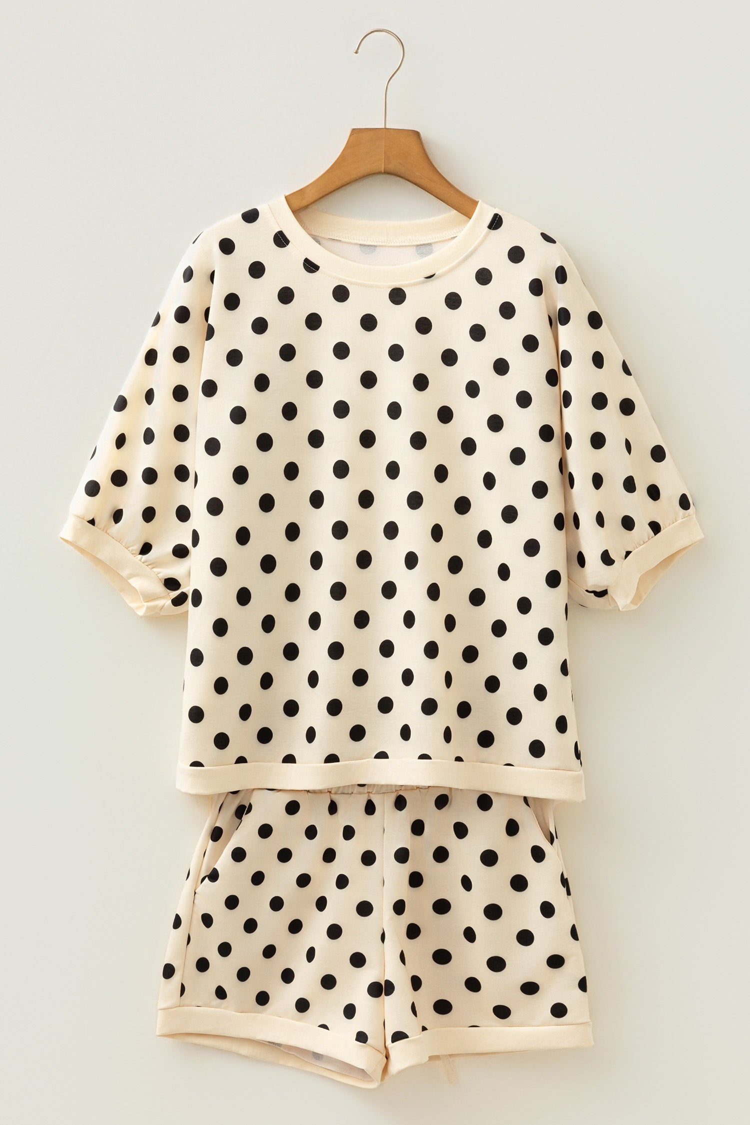Polka Dot Paradise Pink Top And Short Set (4 Colors)