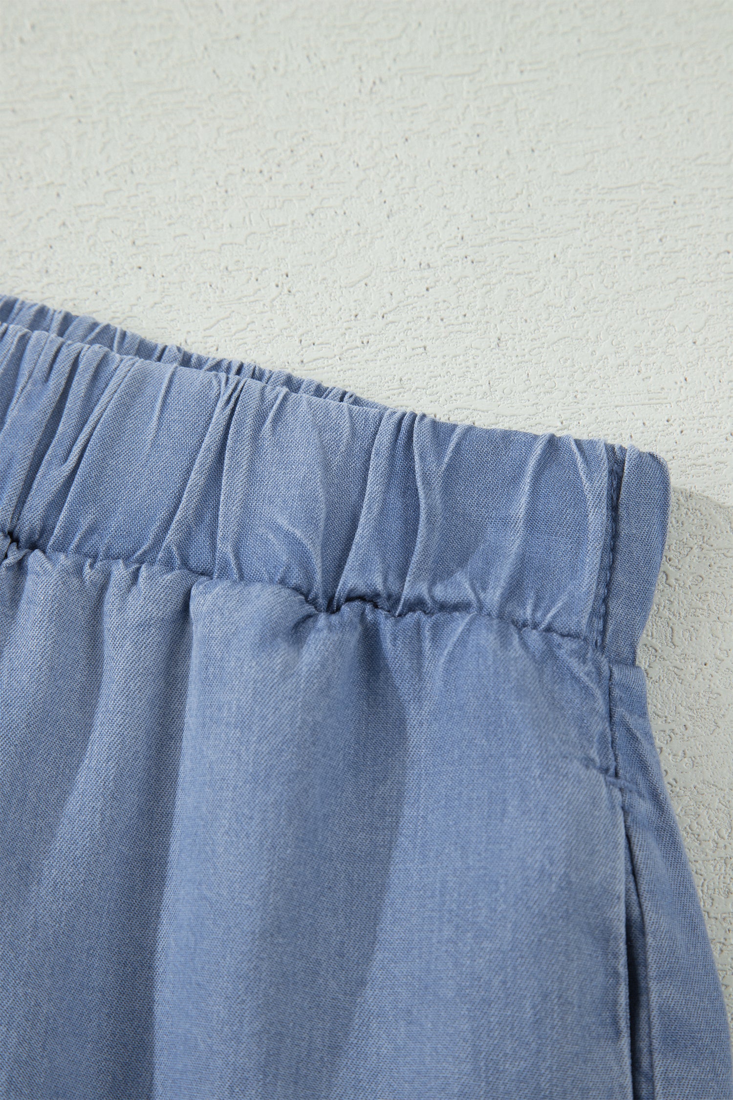 Denim Diva Ruffled Tiered Maxi Skirt