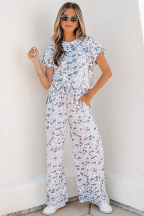 Right On Target Camo Top And Pant Set