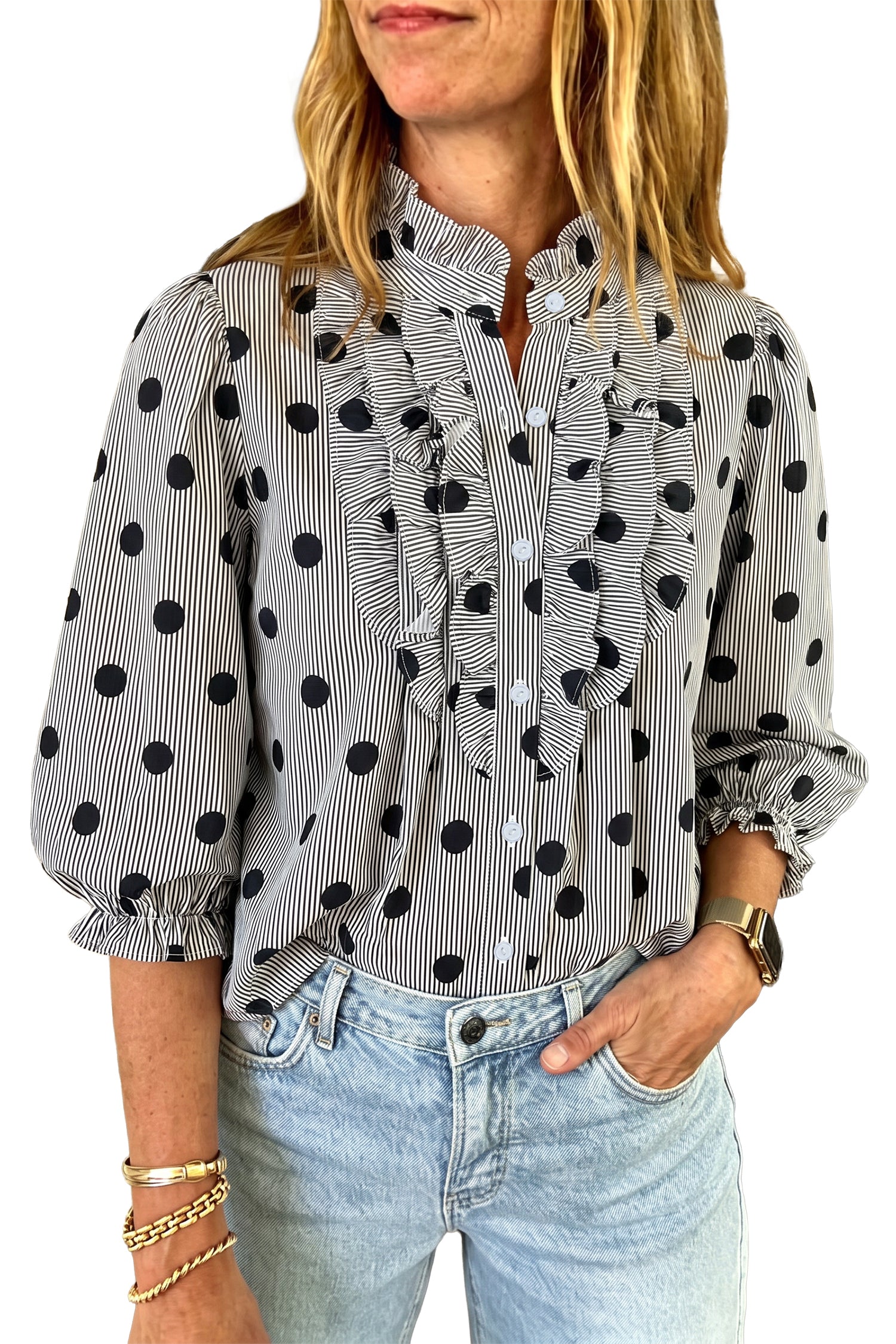 Dot Your Average Top (3 Colors)