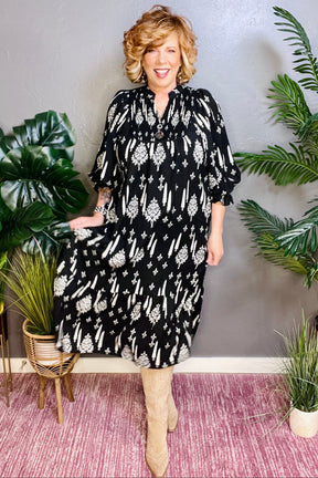 In My Mood Midi Dress - DR033BK