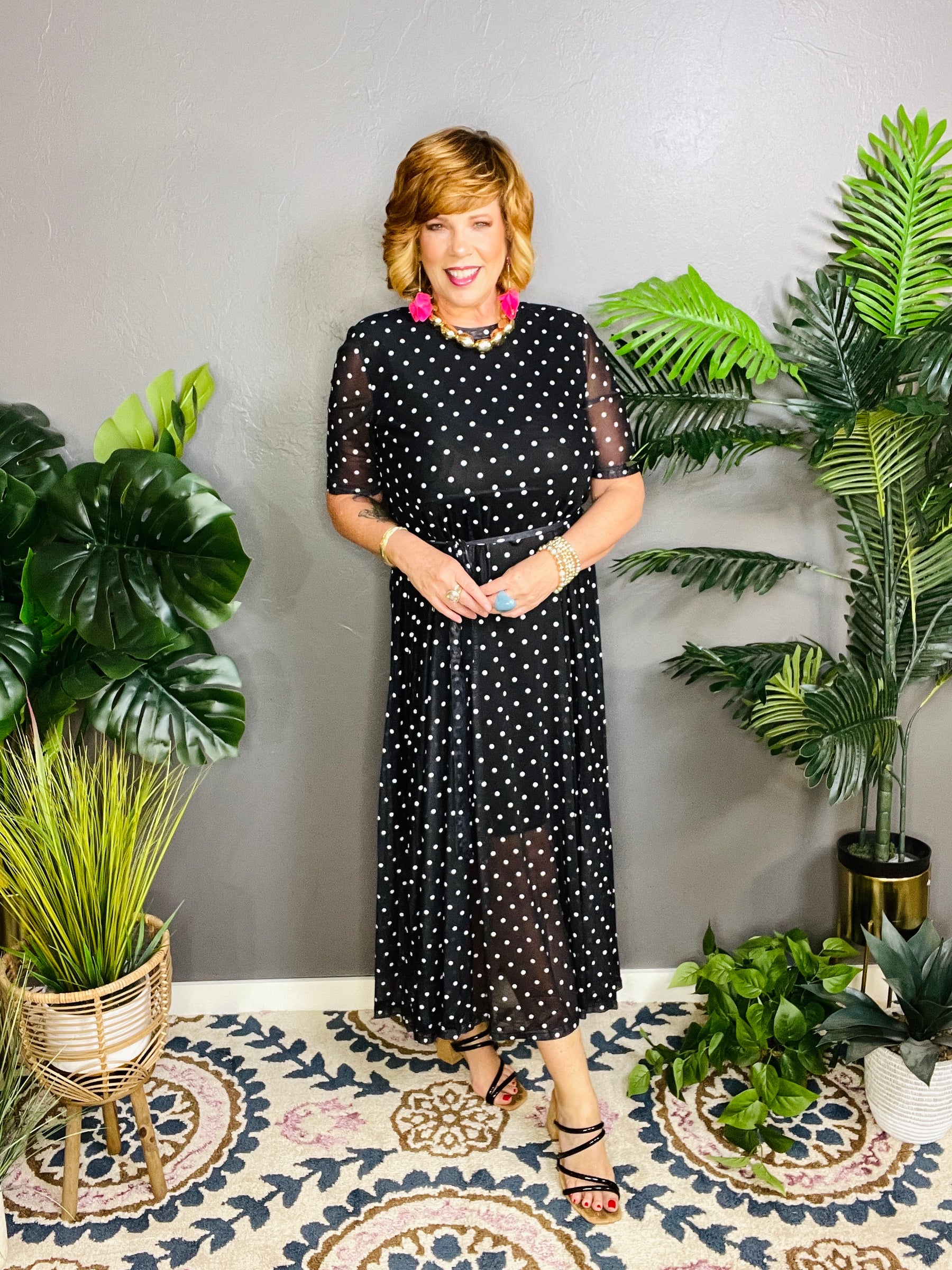 Connect The Dots Dress - DR181BK