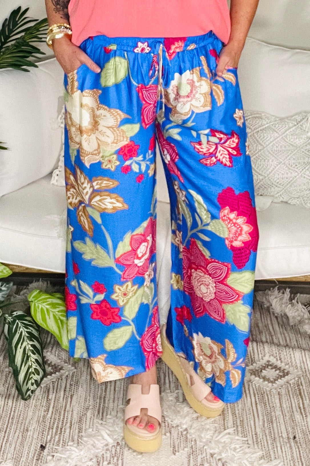 Paradise Petals Pants - P136BL