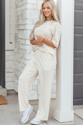 Everything In Check 2pc Lounge Set