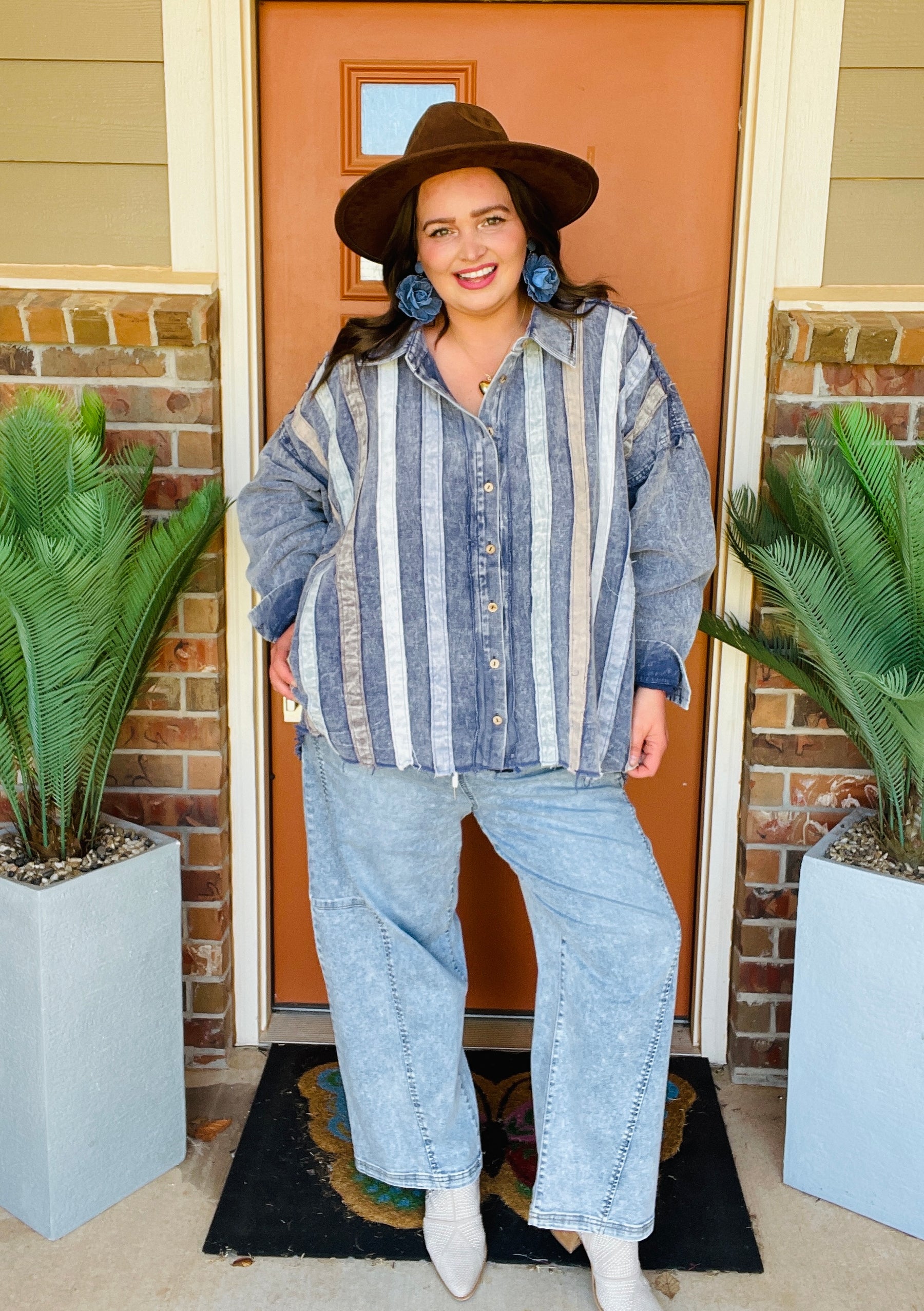 Denim Remix Top - S991DN