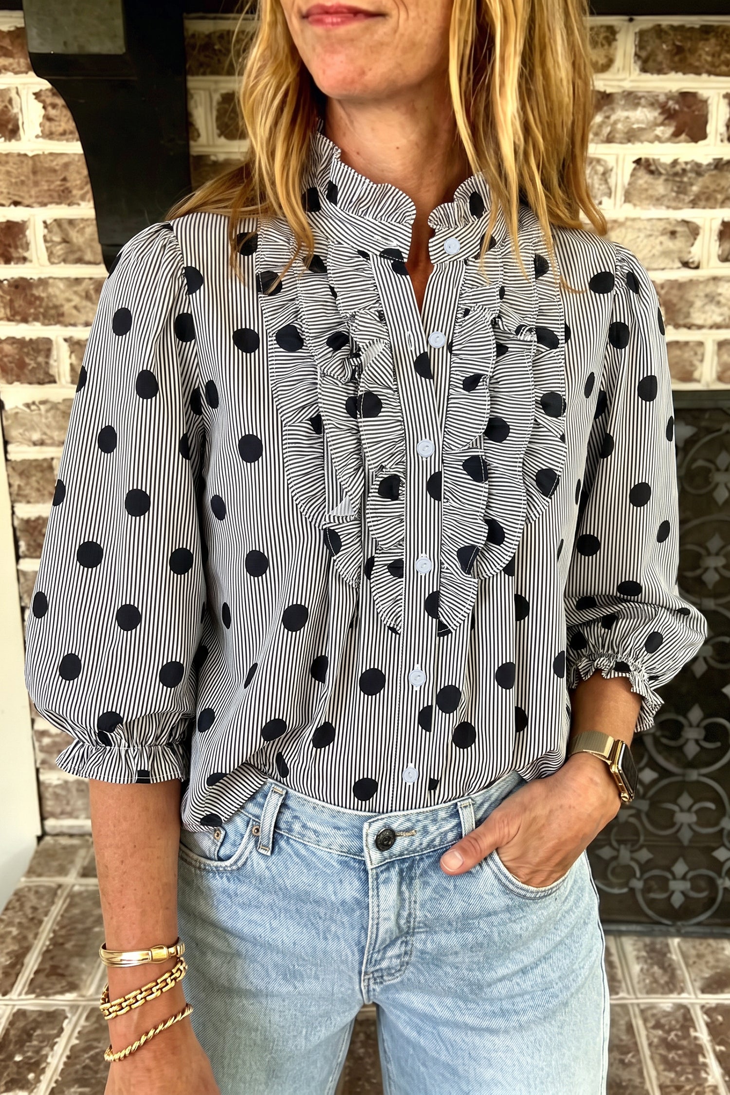 Dot Your Average Top (3 Colors)