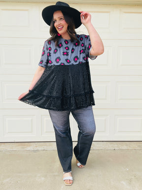 All That Glitters Top - S734GR