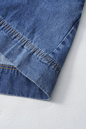 Rock The Denim Pocket Denim Mini Dress