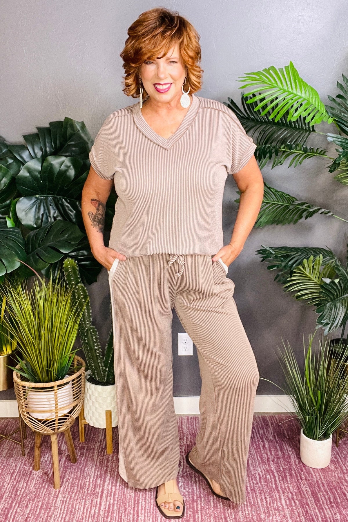 All The Comfort Coco Ribbed Set - SET020CC