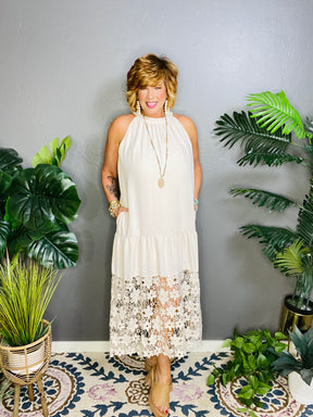 Just A Girl Halter Summer Dress