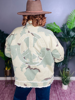 Peace Of Mind Camo Jacket - OT109CAM