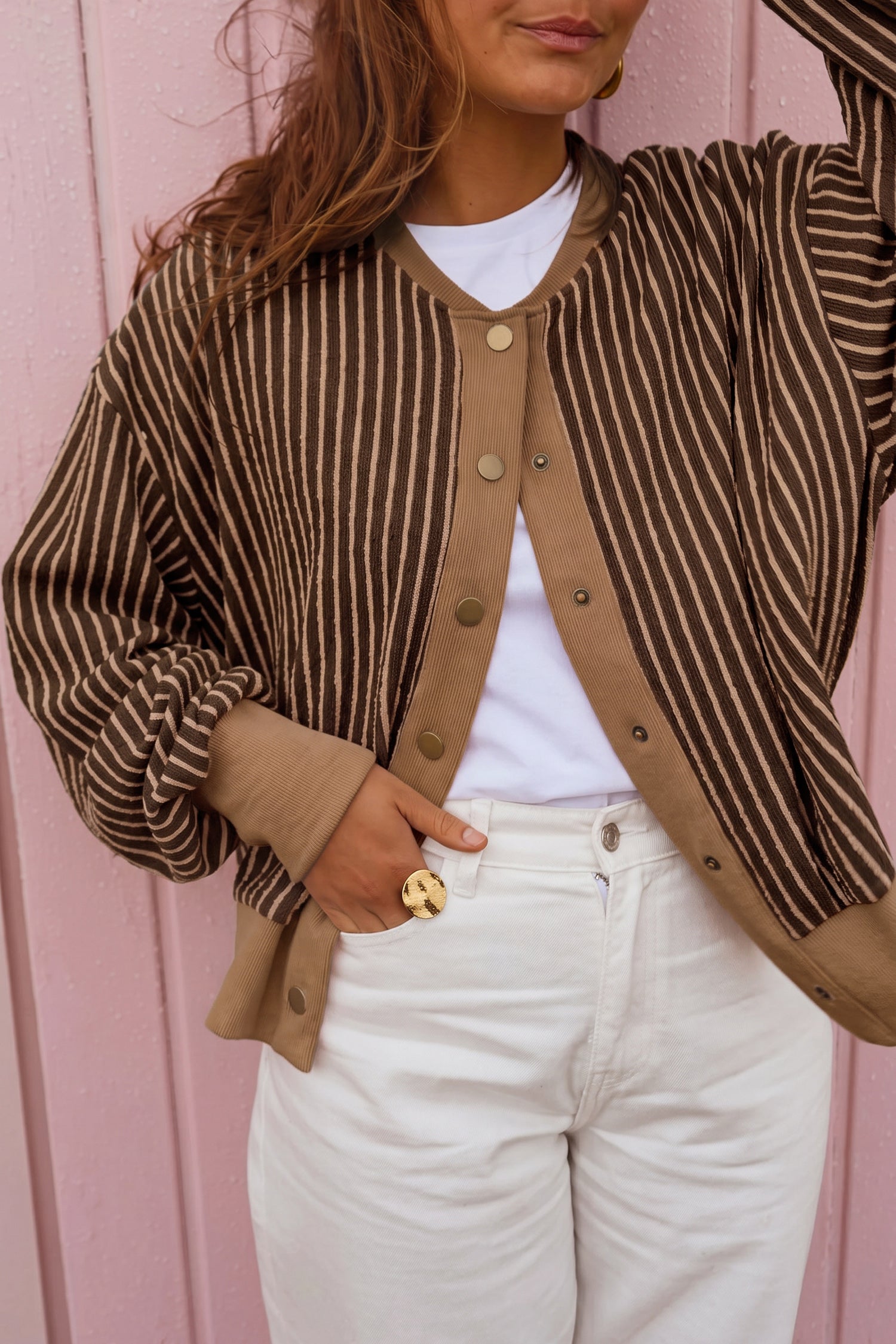 Worth The Stripe Cardigan (2 Colors)