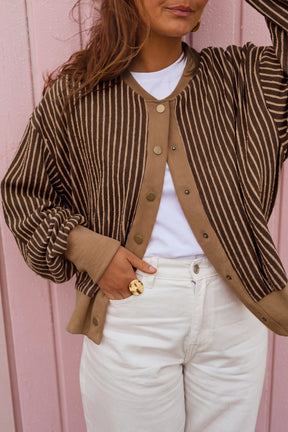 Worth The Stripe Cardigan (2 Colors)