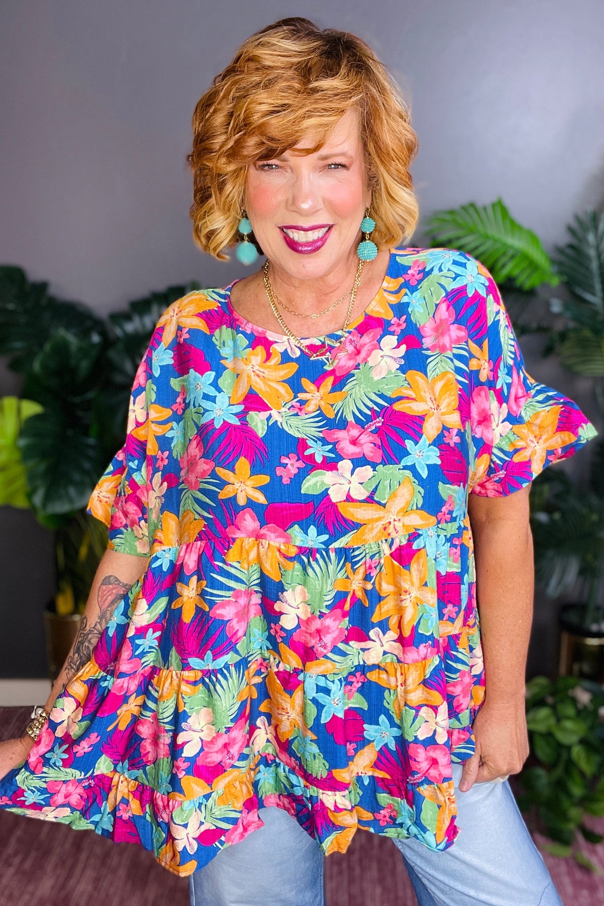 Spring Fling Top - S584BL