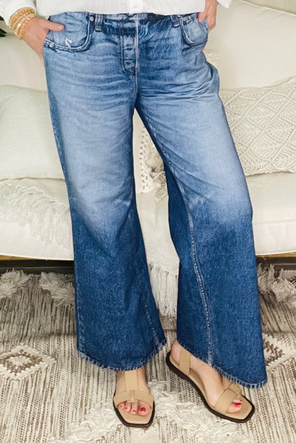 Zenim Classic Wide Leg Pant - J019DN