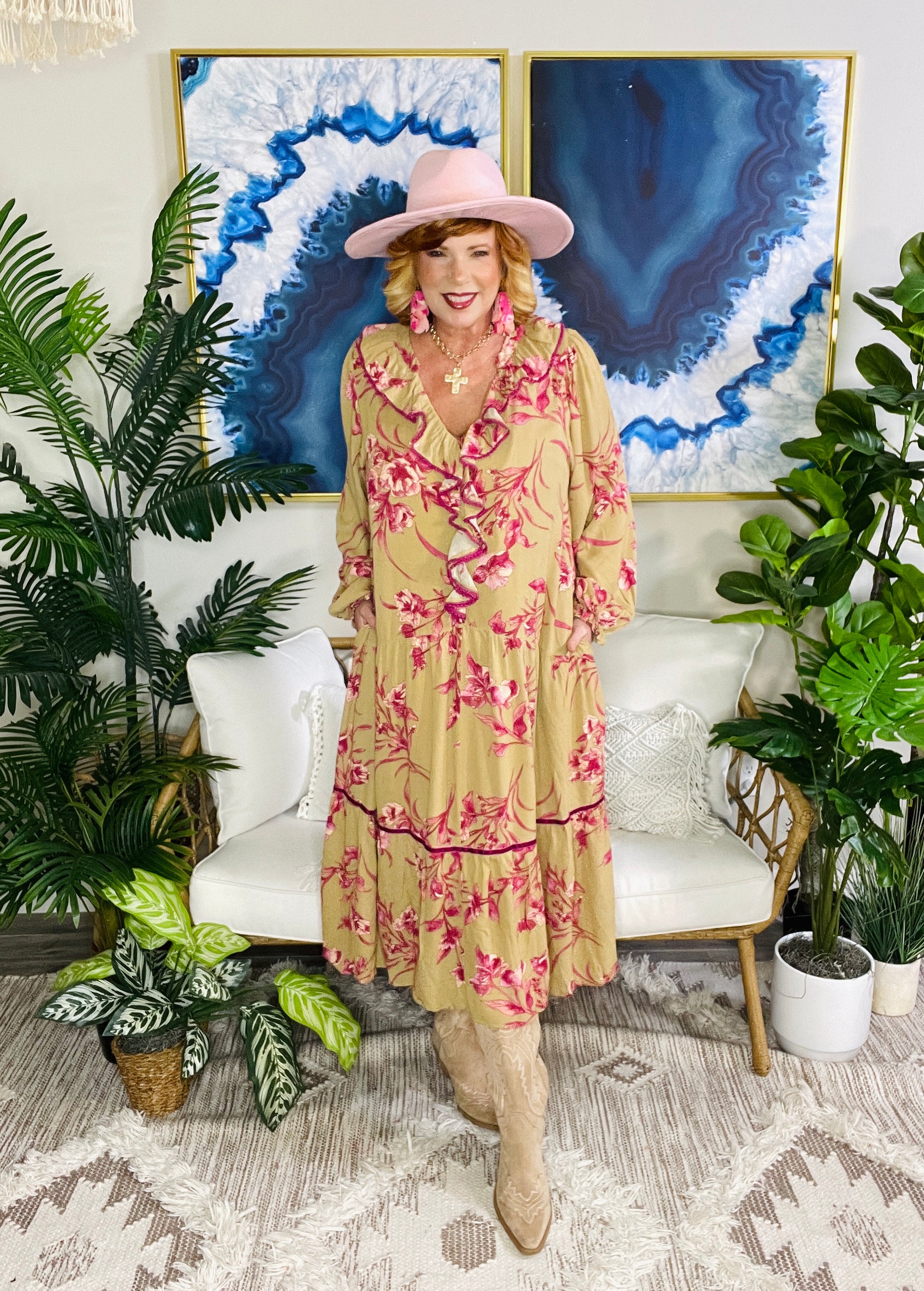 Wild Rose Romance Dress - DR283KW