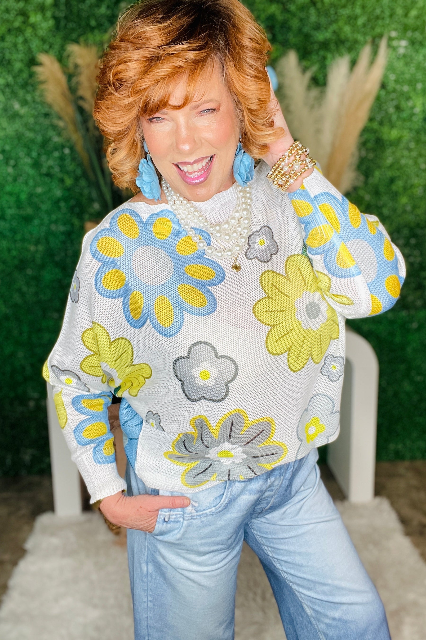 Fresh For Spring Top - S476WH