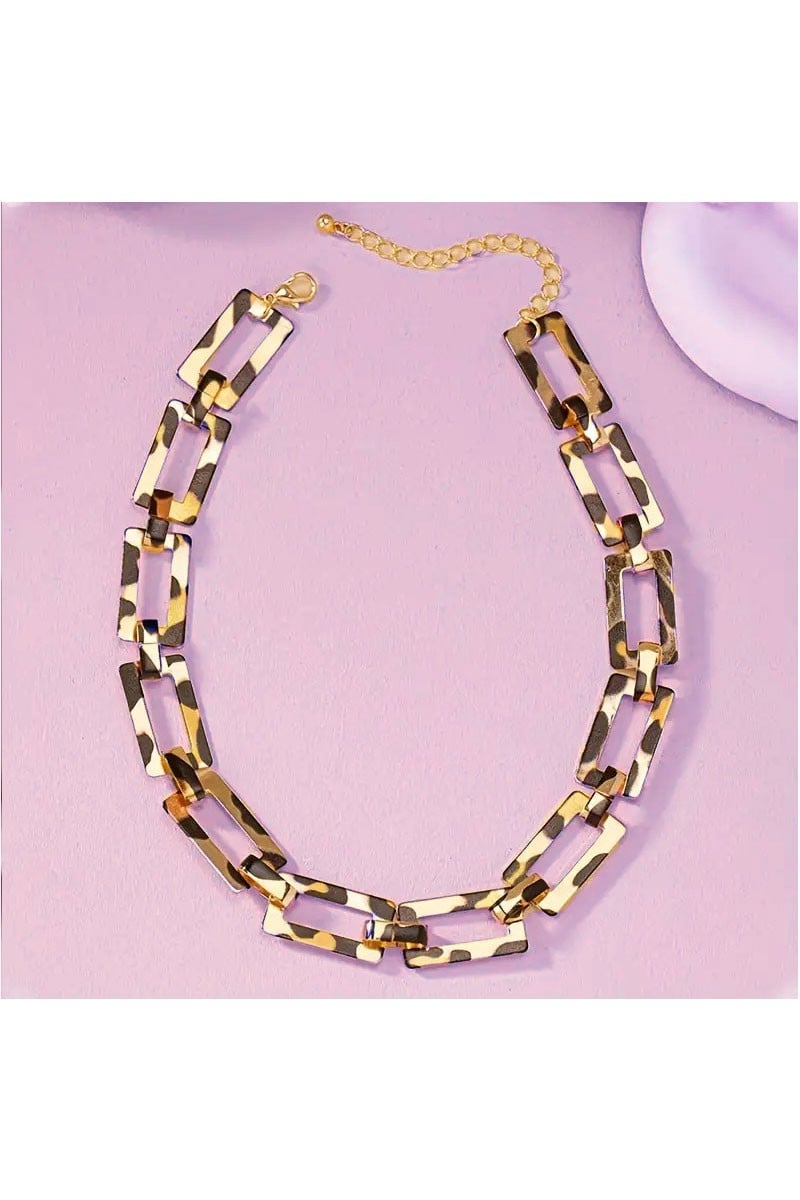 Link Statement Necklace - N088LE