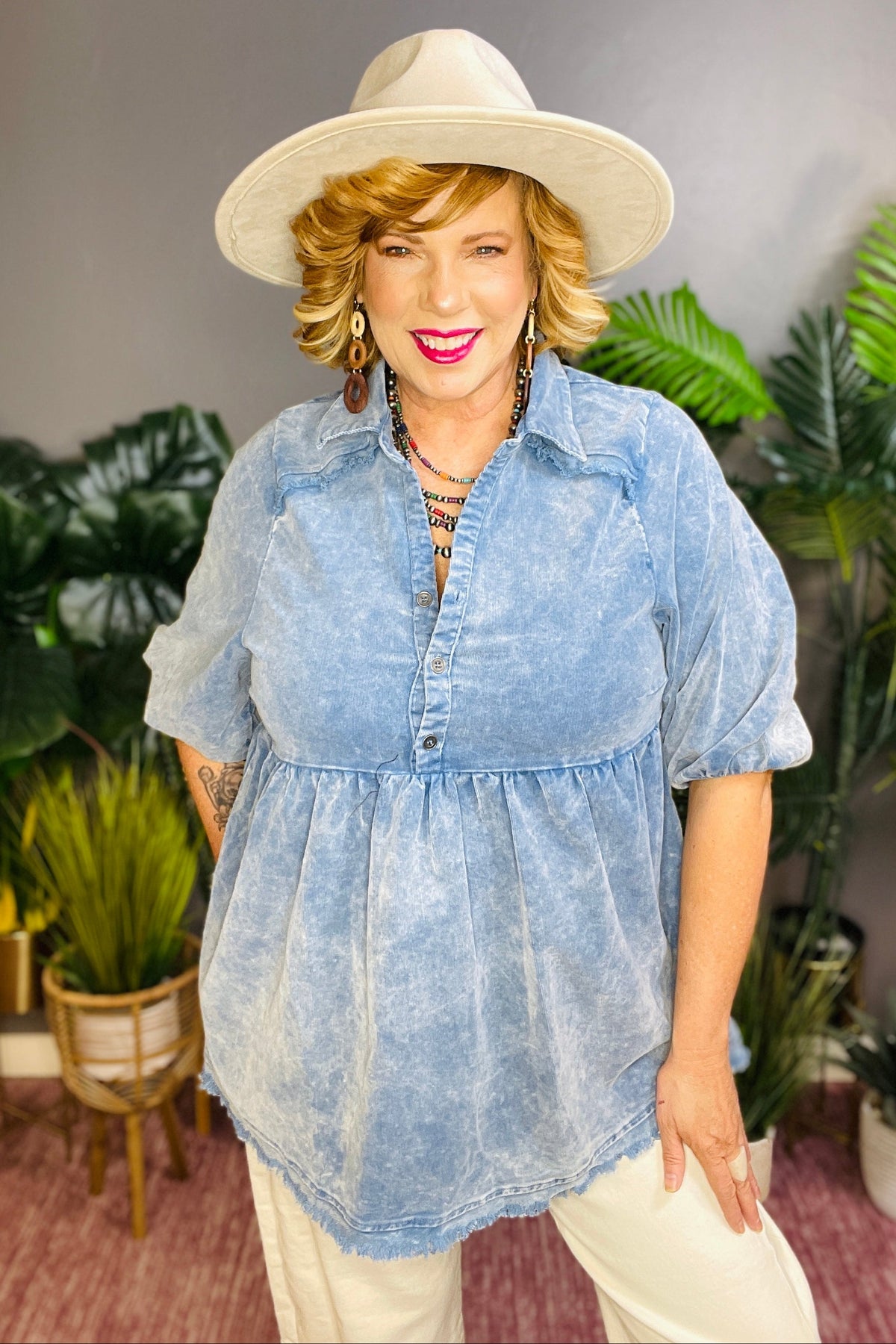 That's Why They Call It The Blues Top - S288BL