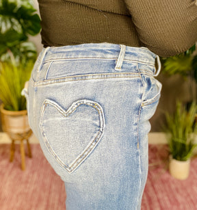 Lauren High Rise Wide Leg Jeans