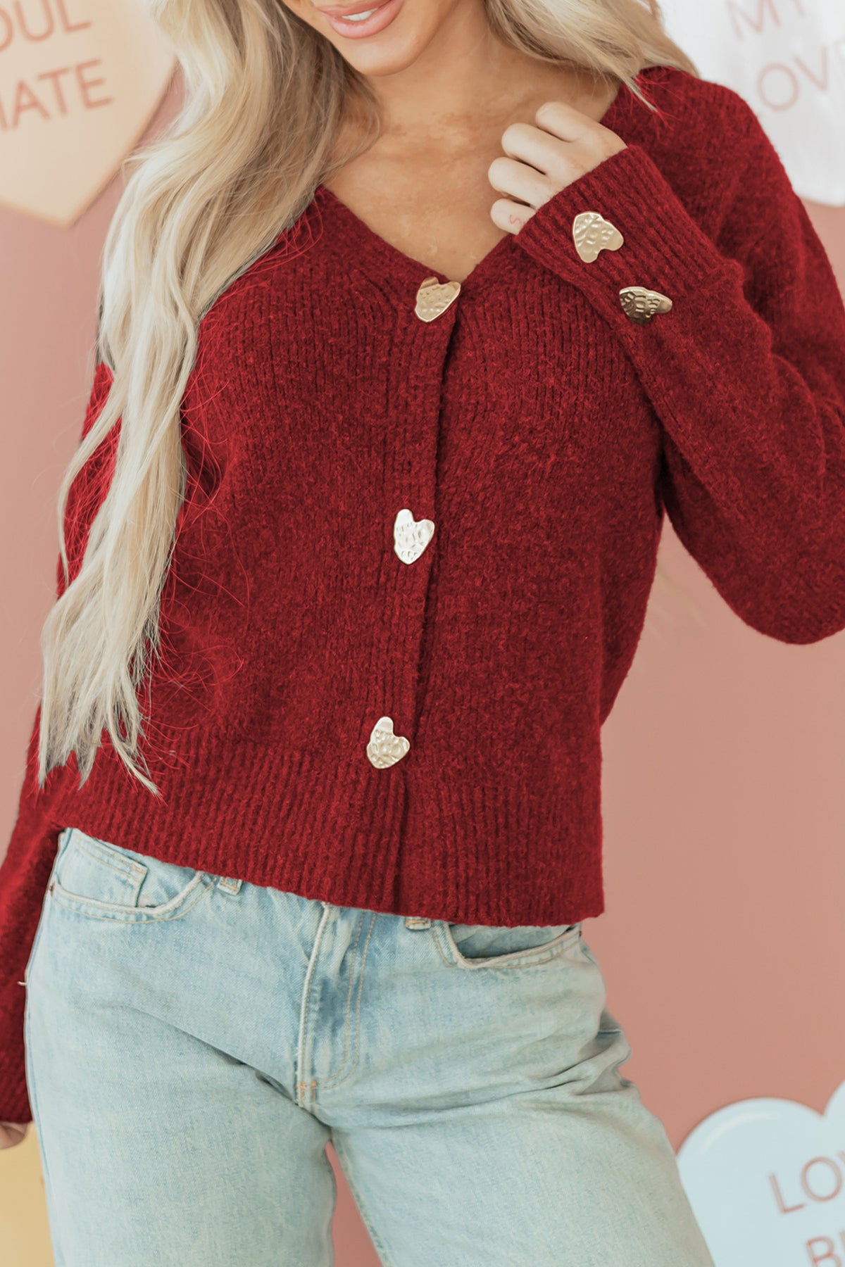Every Beat Of My Heart Red Sweater