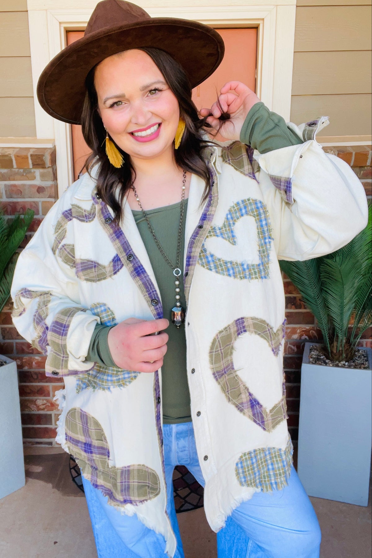 Listen To Your Heart Cream Top - S282CM