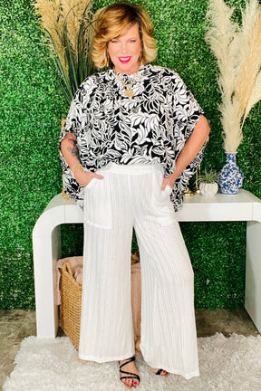 Make An Impact Black Floral Top - S357BK