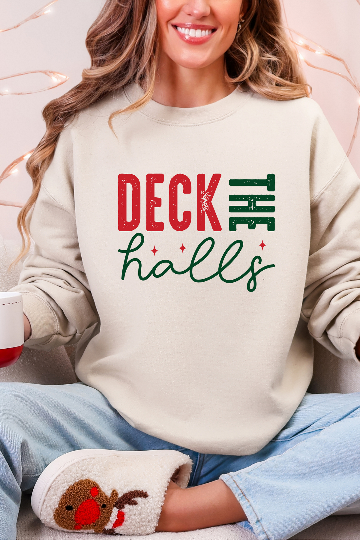 Deck The Halls Graphic Tee and Sweatshirt