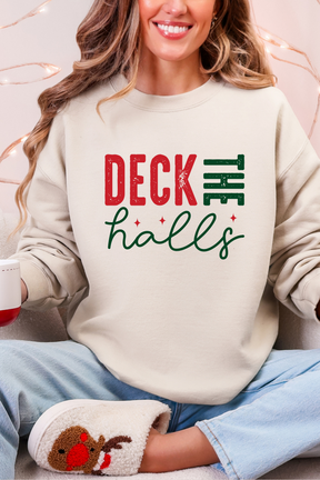 Deck The Halls Graphic Tee and Sweatshirt