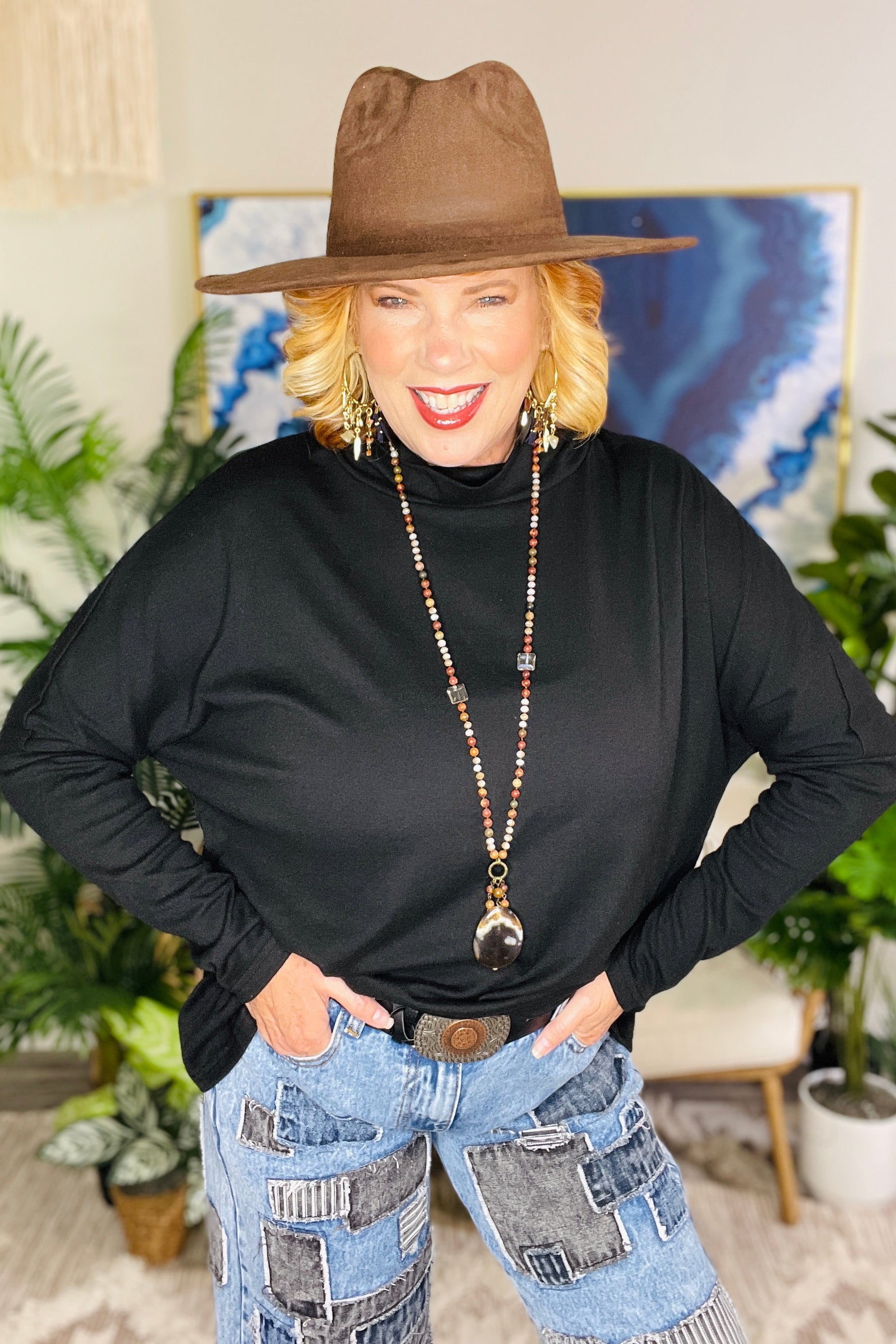 Back To Basics High Neck Top (2 Colors)