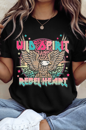 Wild Spirit Rebel Heart Graphic Tee