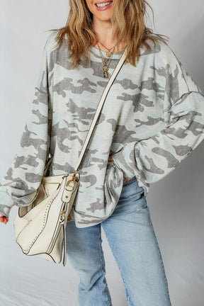 Nowhere To Hide Multicolor Camouflage Sweatshirt